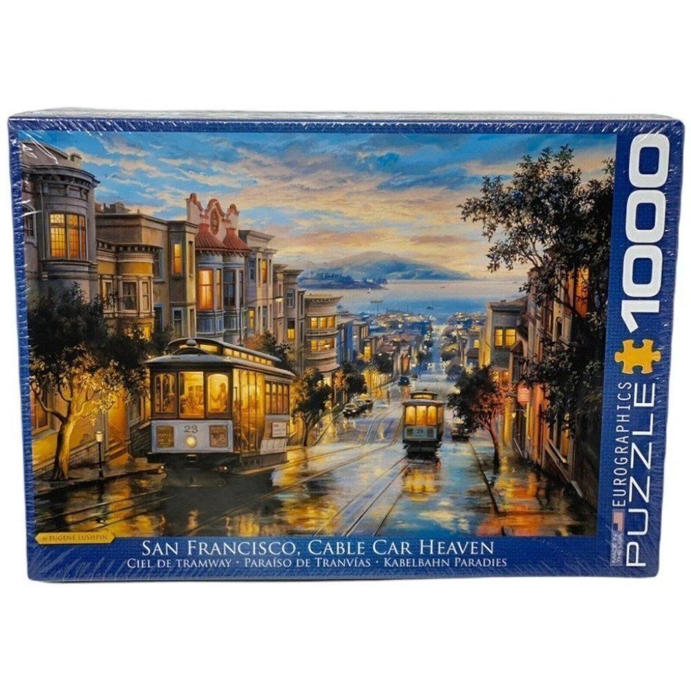 Eurographics Jigsaw Puzzle 1000 Pcs San‎ Francisco Cable Car California